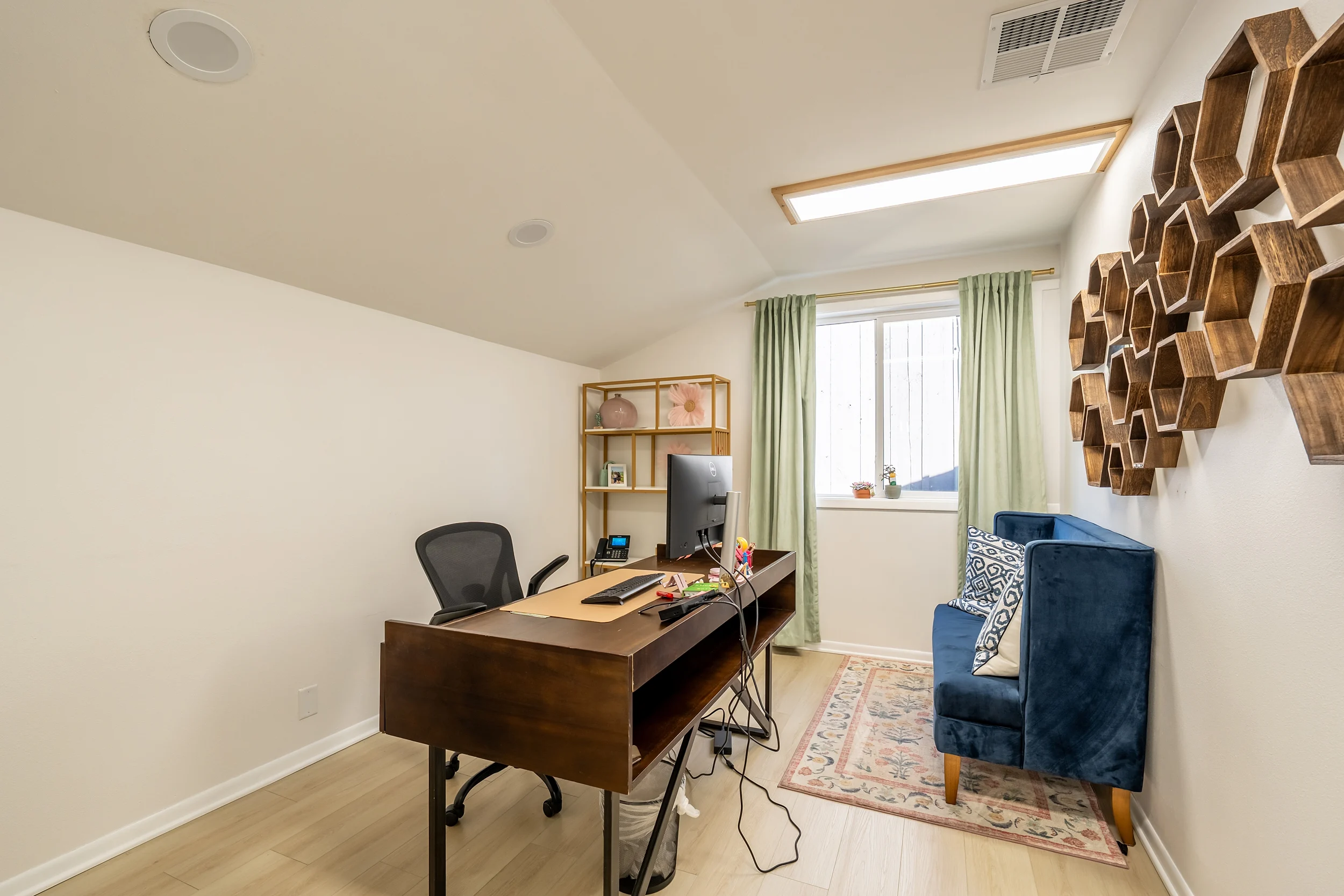 Meeting or conference room within the second renovated office building in Tyler.