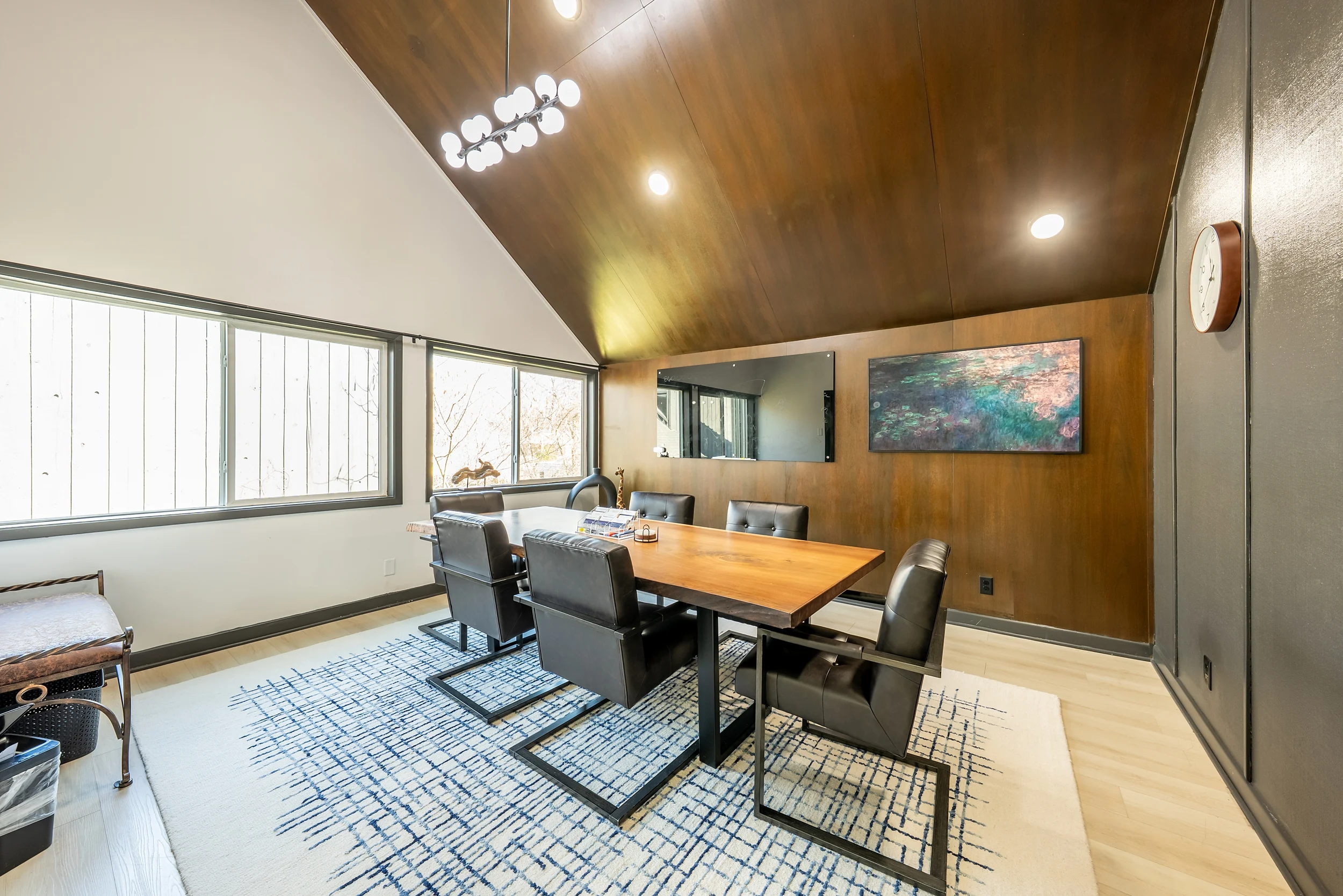Interior corridor and office entrances within the two-building Loop 323 property.