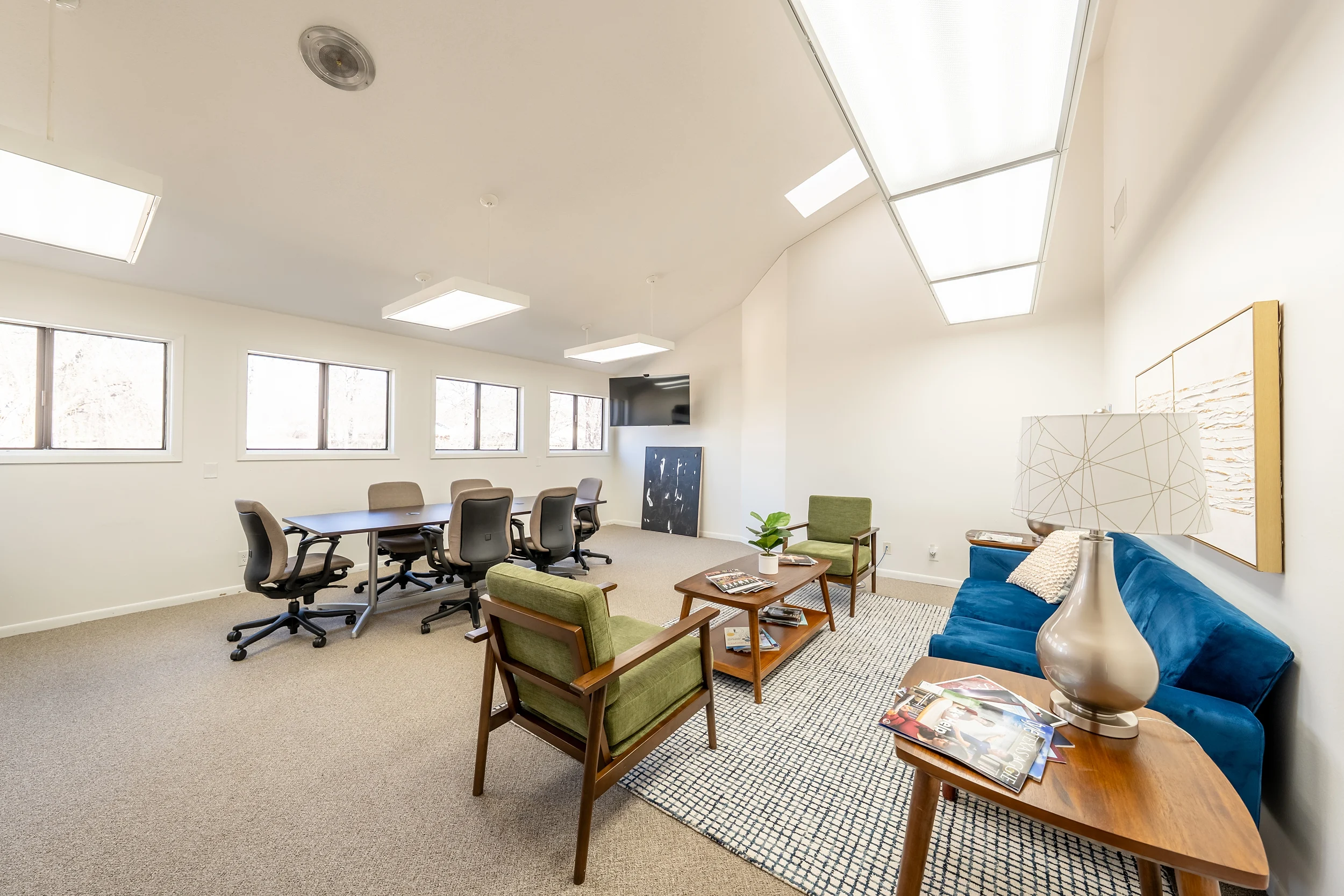 Updated restroom and interior finishes within the Loop 323 office property.